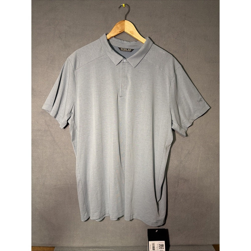 Arc'teryx Eris Polo Shirt Mens 2XL Performance Hiking Stretch Outdoor Tech. NWT